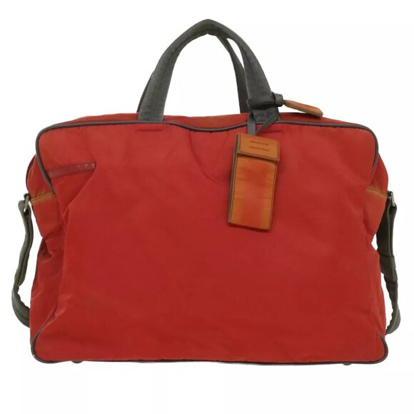 PRADA Hand Bag Nylon 2way Red Auth ar8326 - Picture 1 of 16